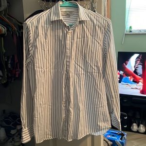 Banana Republic Button Down Mens S 14-14.5